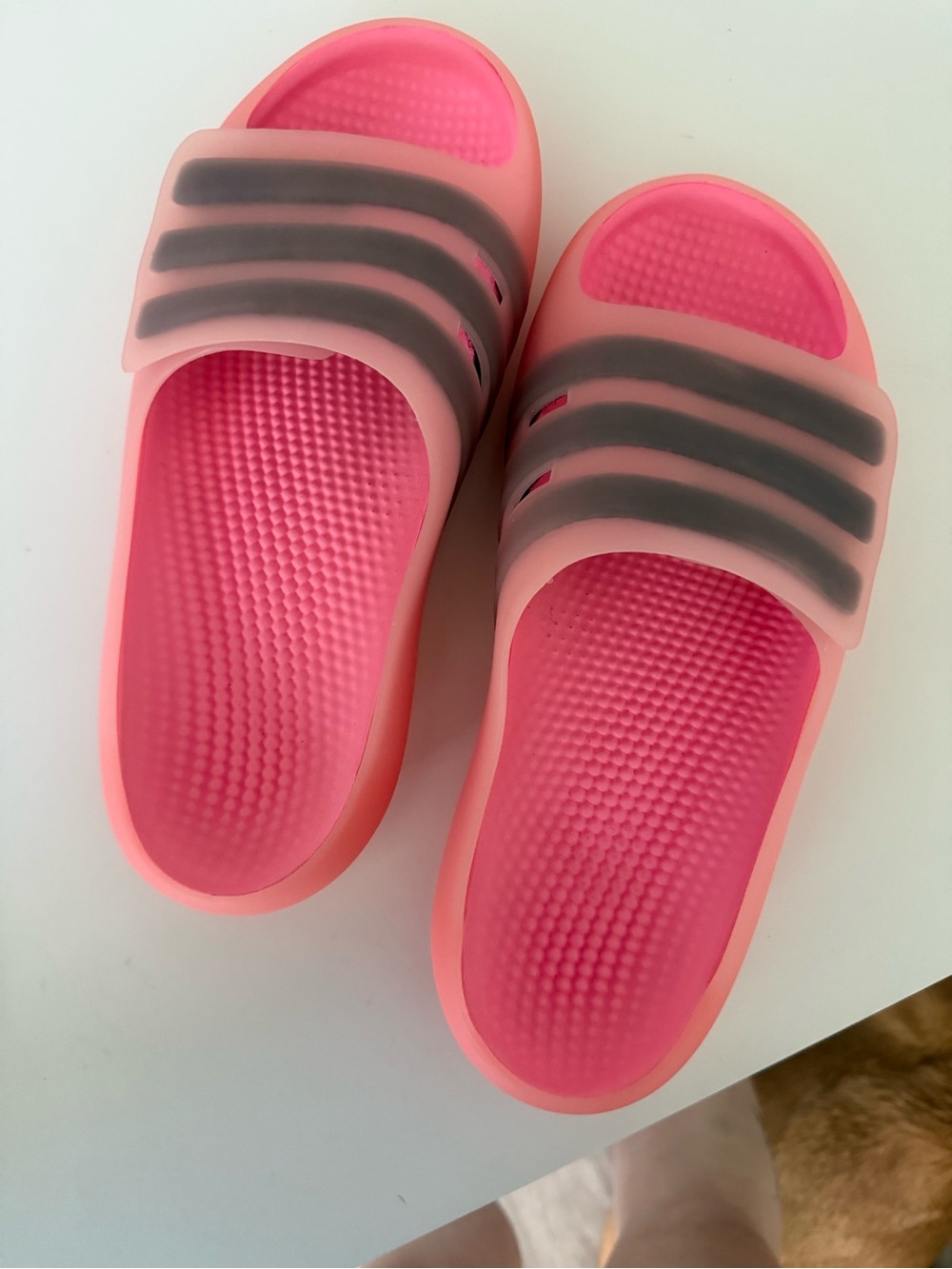 Adidas Originals Adislide Pink Jelly Candy Men’s Slides